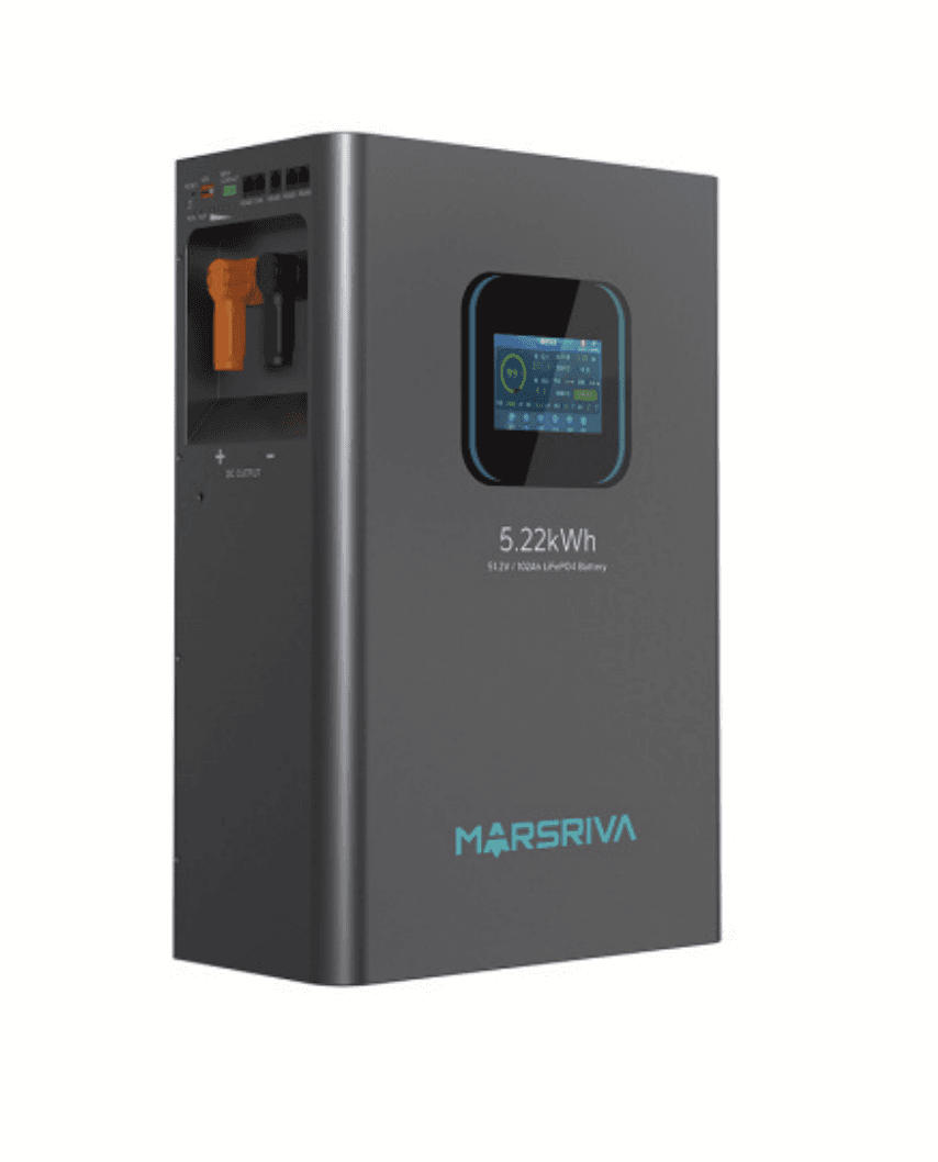 باتری لیتیوم‌فسفات‌آهن مارس‌ریوا 5.22 کیلووات‌ساعت مدل MR-LFP48-100-WMD - 2