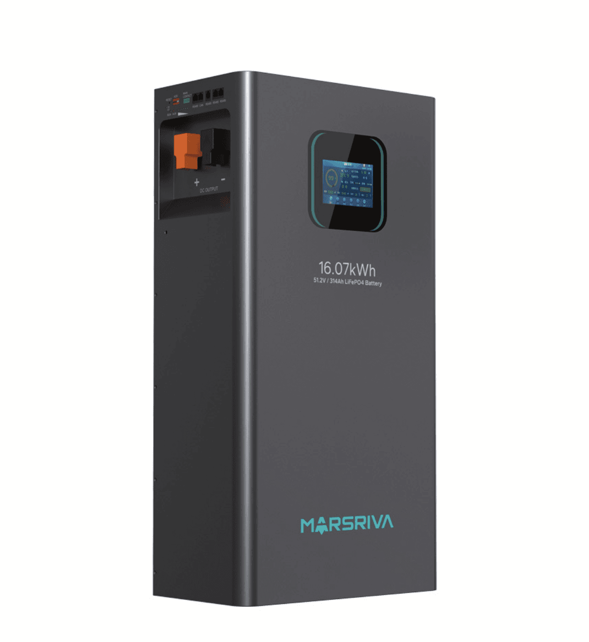 باتری لیتیوم فسفات آهن Marsriva مدل MR-LBP48-314-WMT ظرفیت 16.07 کیلووات ساعت - 2