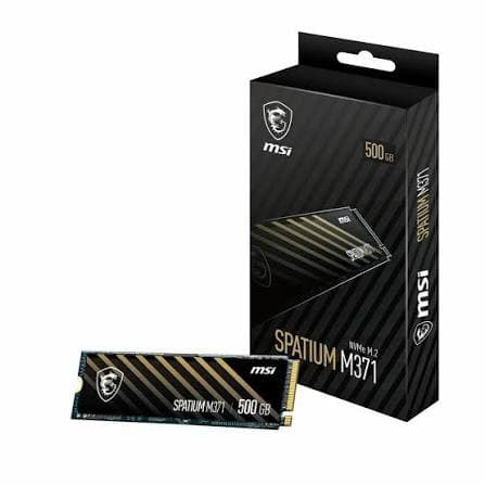 حافظه اس اس دی اینترنال ام اس آی مدل SPATIUM M371 M.2 2280 NVMe ظرفیت 500 گیگابایت