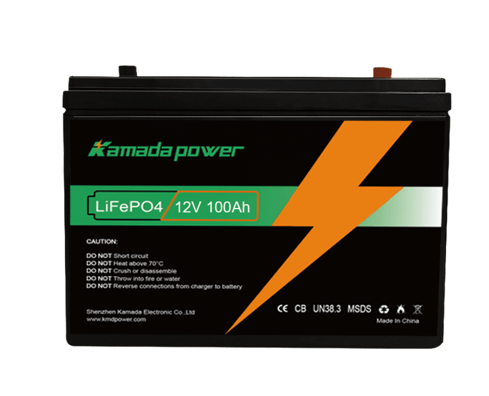 باتری لیتیوم فسفات آهن Kamada Power مدل 12.8V 100Ah بیش از 6000 سایکل