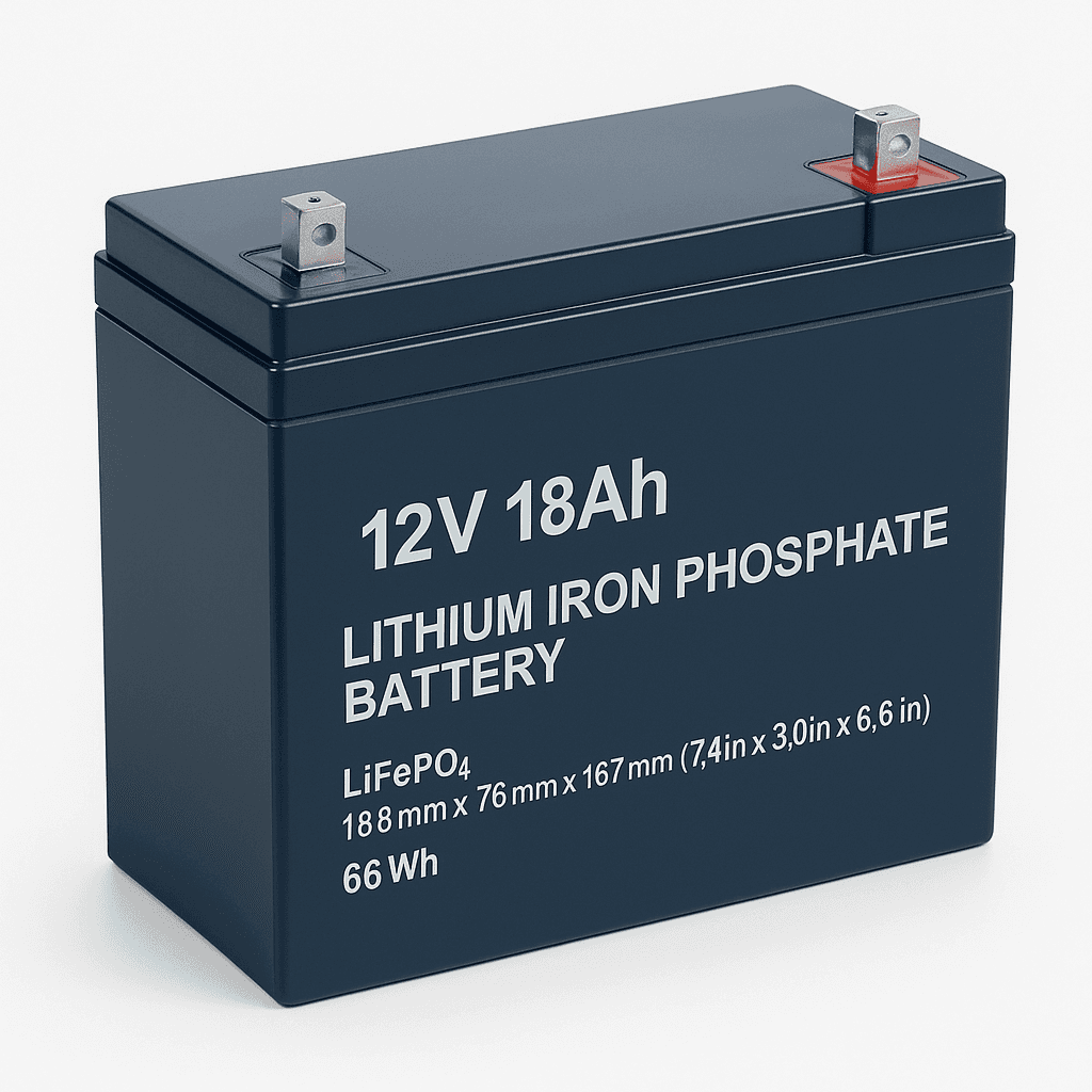 باتری لیتیوم آهن فسفات (LiFePO4) 12V 18Ah