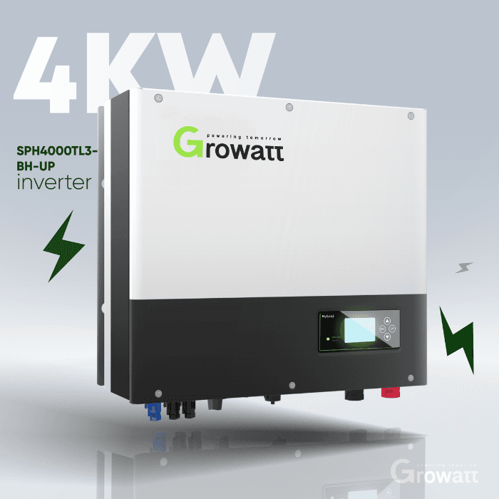 اینورتر سه فاز هیبریدی 4 کیلووات Growatt مدل SPH4000TL3BH