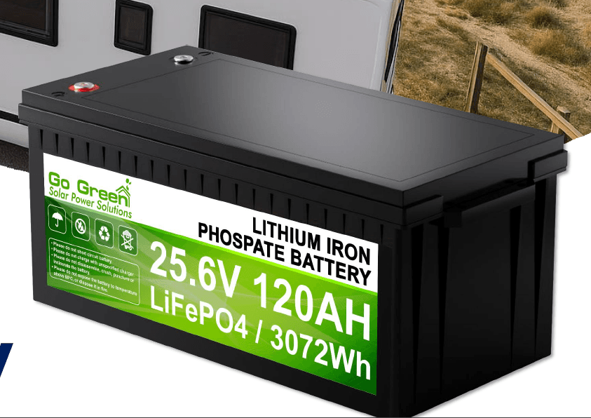 باتری لیتیوم آهن فسفات 25.6 ولت 120 آمپر ساعت گوگرین مدل Go Green GGESS