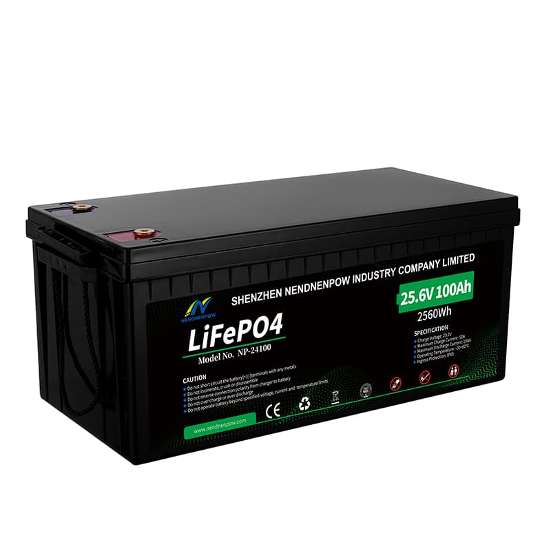باتری لیتیوم آهن فسفات (LiFePO4) مدل NP-24100 ظرفیت 100Ah ولتاژ 25.6V