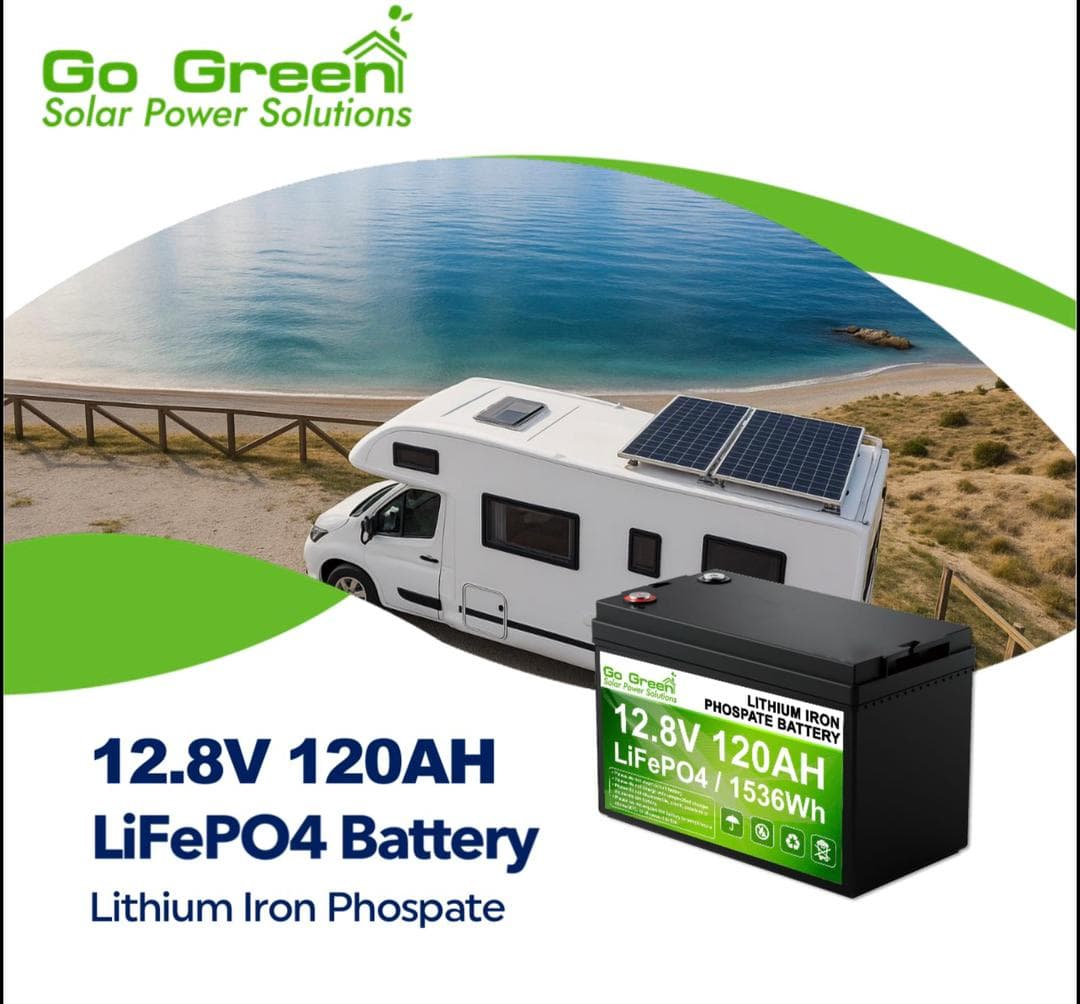 باتری لیتیومی گوگرین GoGreen 120Ah -12.8V - 2