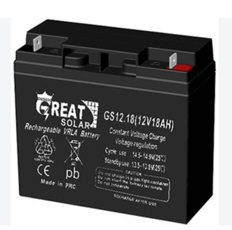 باتری 12 ولت 18 آمپر گریت سولار Great Solar