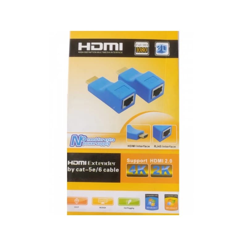 اکستندر HDMI تحت شبکه مدل 4K-60M بسته 2 عددی - 2