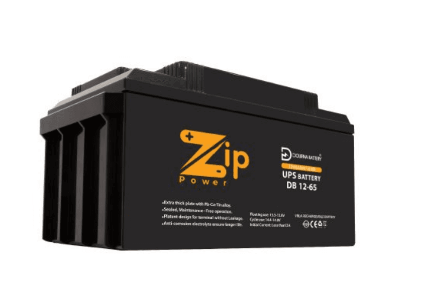 باتری 65 آمپر 12 ولت UPS برند ZIP