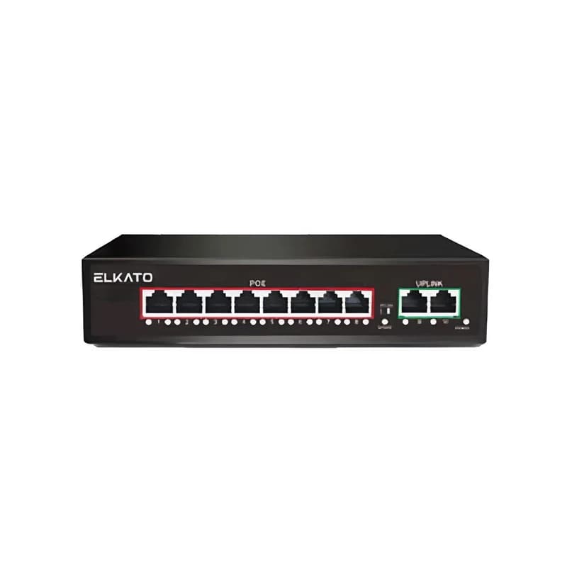 سوئیچ شبکه الکاتو 10 پورت POE مدل EL-1SB0821GP-120W