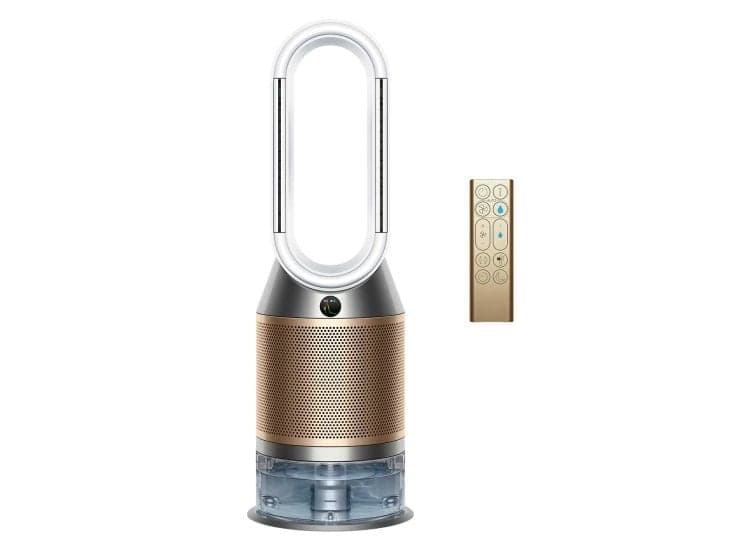 تصفیه هوا، رطوبتساز و فن خنککننده دایسون مدل Purifier Humidify+Cool PH2 De-NOx (رنگ سفید/طلایی)
